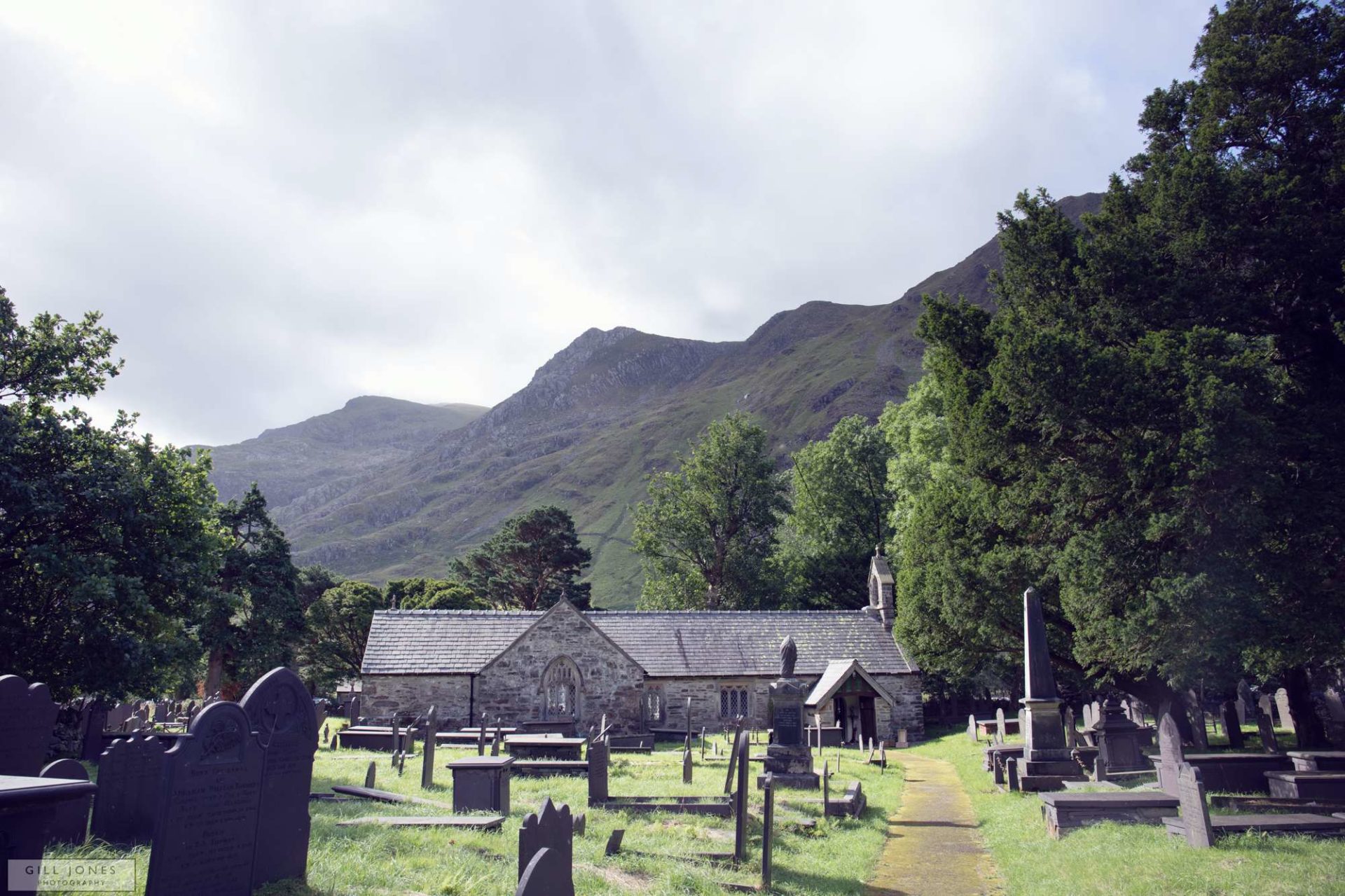 the church at Nant Peris