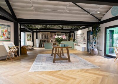 the interior of a gallery by Anglesey commercial photographer Gill Jones photography