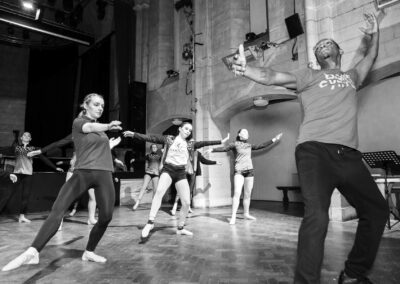 a ballet dancer takes a dance workshop Anglesey commercial photographer Gill Jones photography